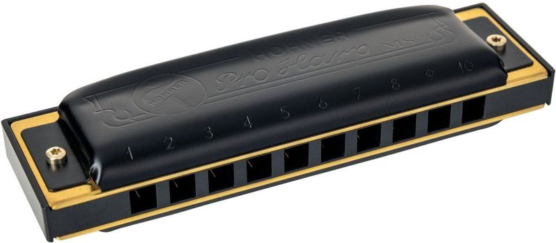 Hohner - Pro Harp MS - Diatonische Mondharmonica - Zwart