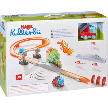 HABA 304830 Kullerbü Sound-Spielbahn Feueralarm
