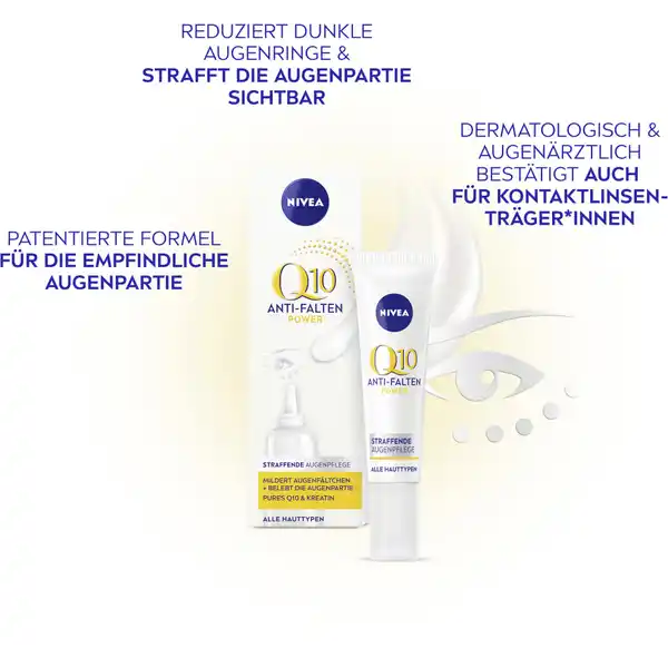 Q10 Power Anti-Falten + Straffung Augenpflege