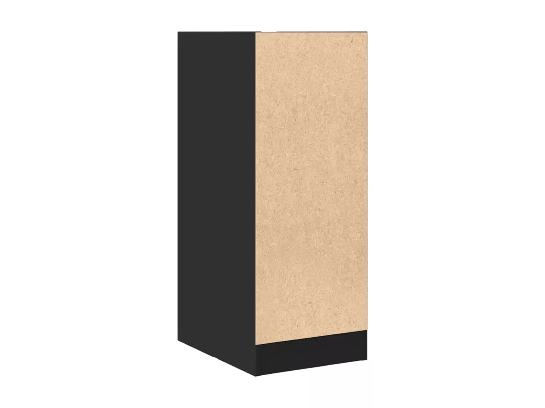 Armoire d'apothicaire noir 30x41x77,5 cm bois d'ingénierie