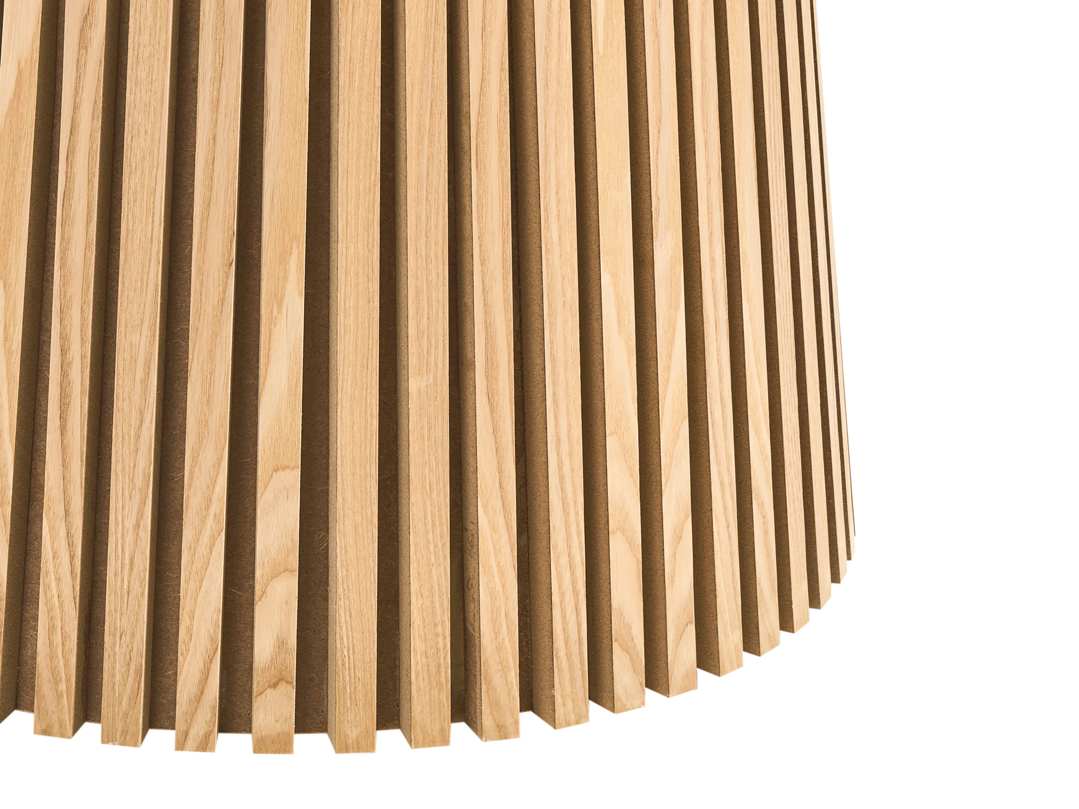 Eettafel uitschuifbaar MOORE Licht essenhout 120 cm 120/160 cm
