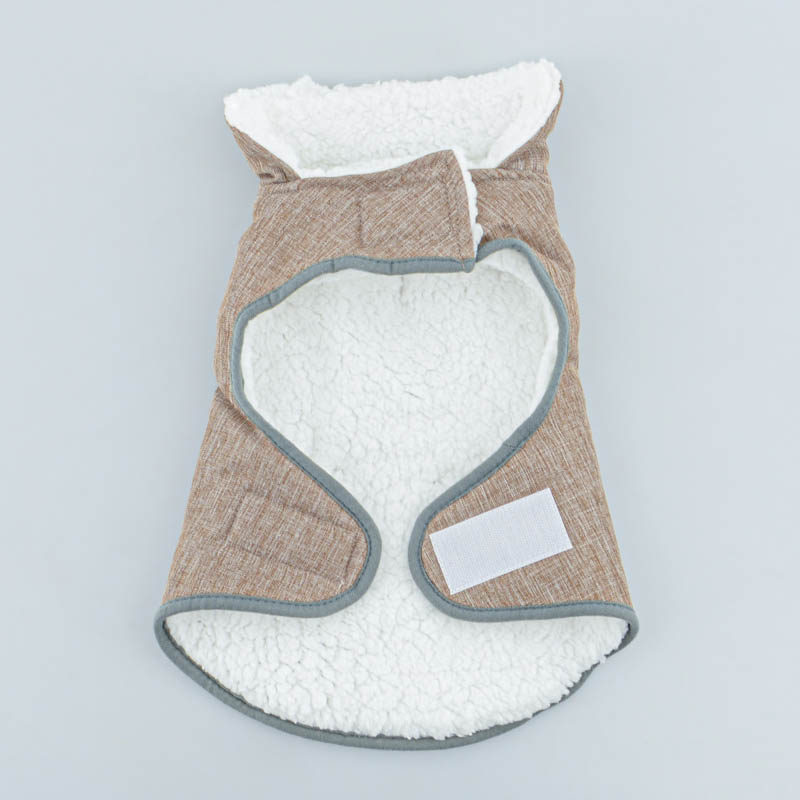 Manteau chien avec col 'Xmas'