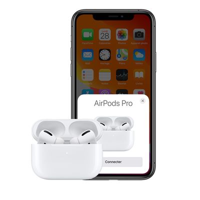 APPLE Airpods Pro reconditionné - Ecouteurs sans fil bluetooth avec boitier de charge pour iPhone/iPad/Mac