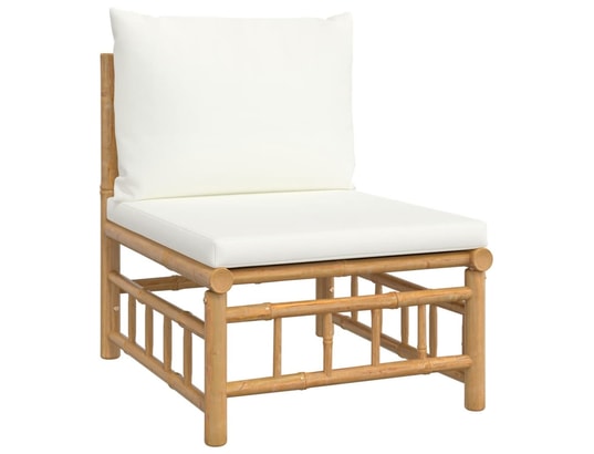 LES TENDANCES - Salon extérieur Salon de jardin-blanc-5 places-55x65x30-490403