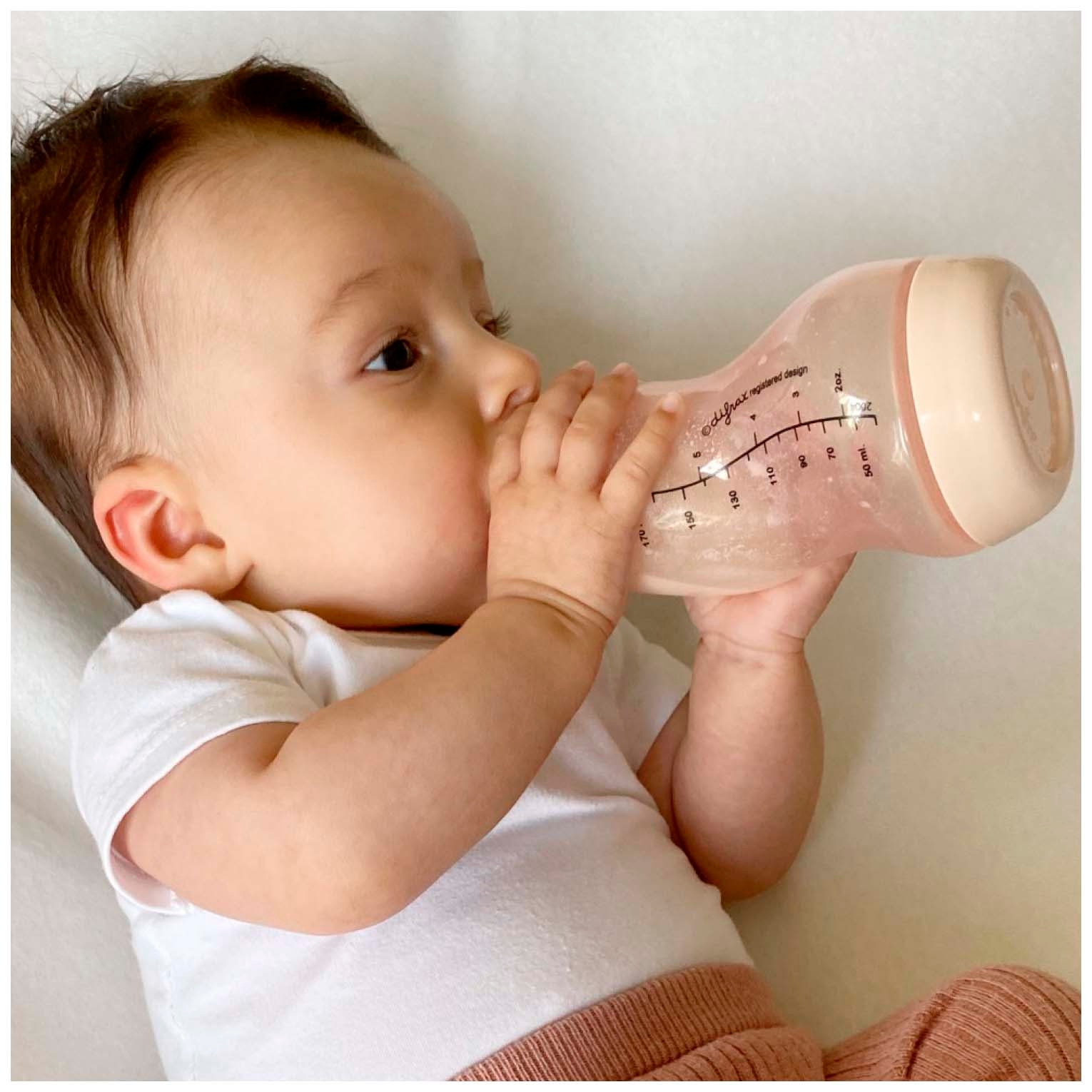 Difrax S-fles Anti-colic - natural 170ml roze