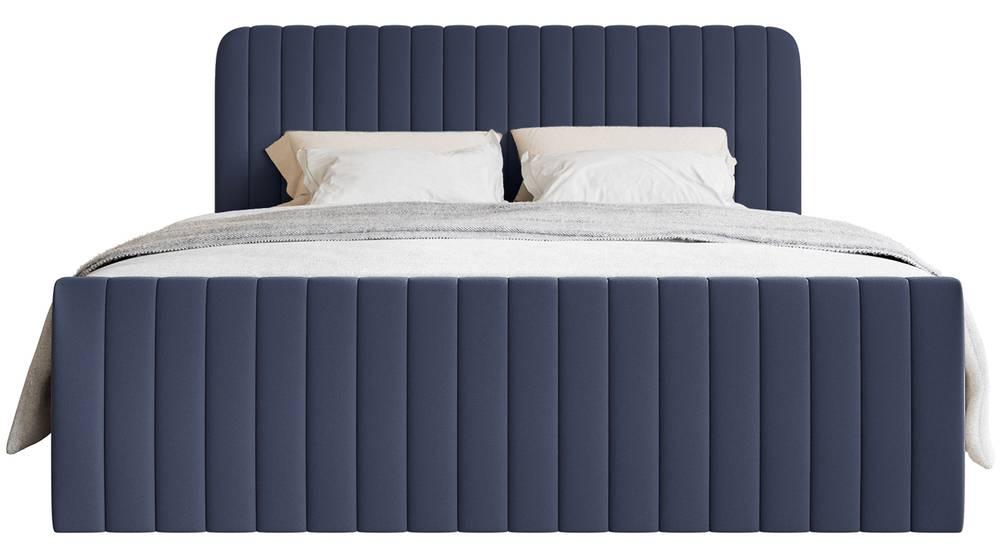 NADUVI Collection Boxspring Adrien chenille met opbergvak 140x200