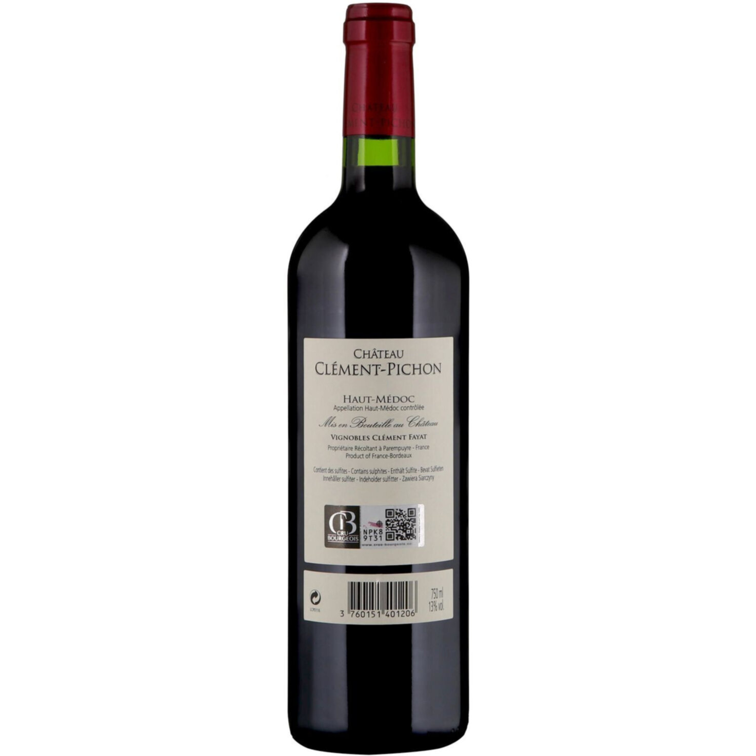 Haut-Médoc AC Château Clément Pichon -75cl