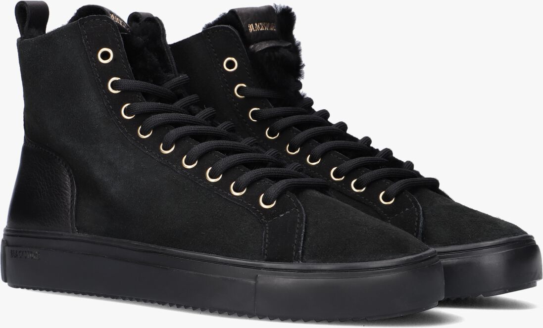 BLACKSTONE zwarte blackstone hoge sneaker yl55