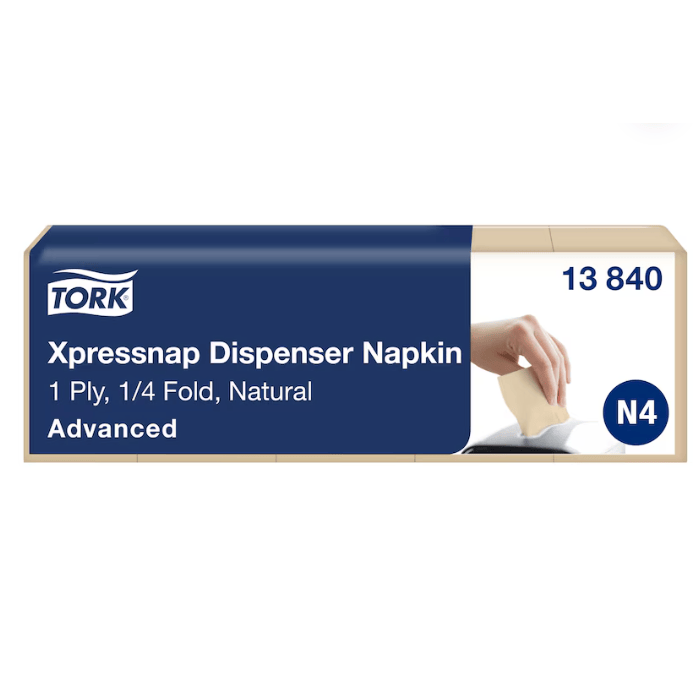 9000st Tork 13840 Xpressnap® Dispenserservet Naturel N4 (13840)