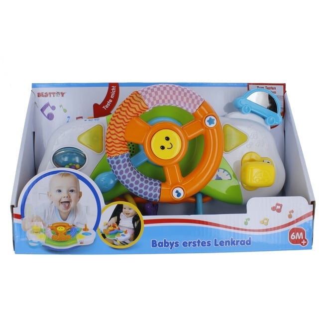 Besttoy - Fahrsimulator Auto-Lenkrad - mit Licht & Sound