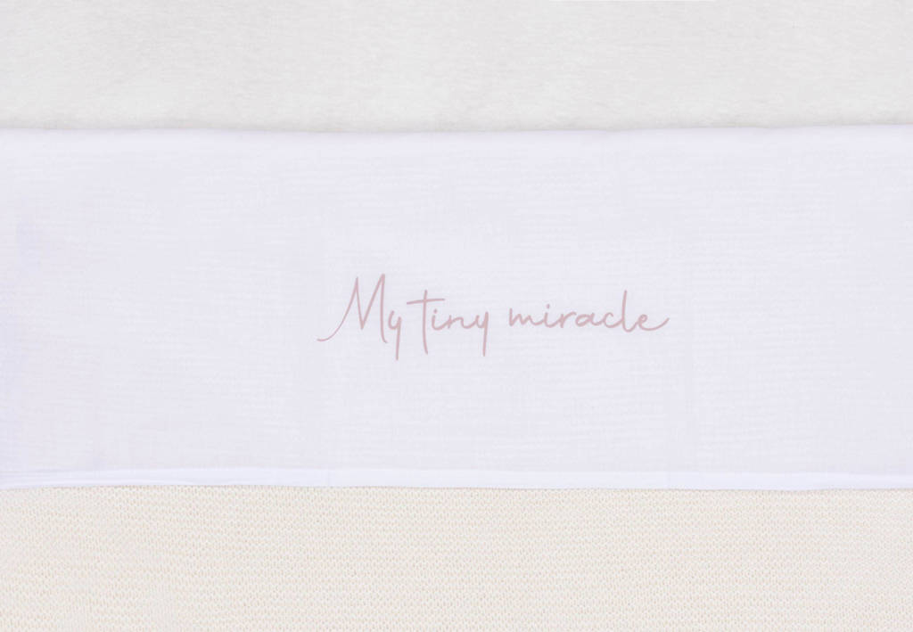 baby wieglaken 75x100cm My Tiny Miracle - Wild Rose