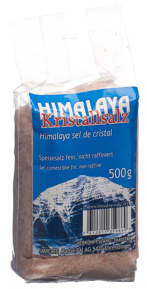 MADAL BAL Himalaya Kristallsalz fein gemahlen Btl 500 g