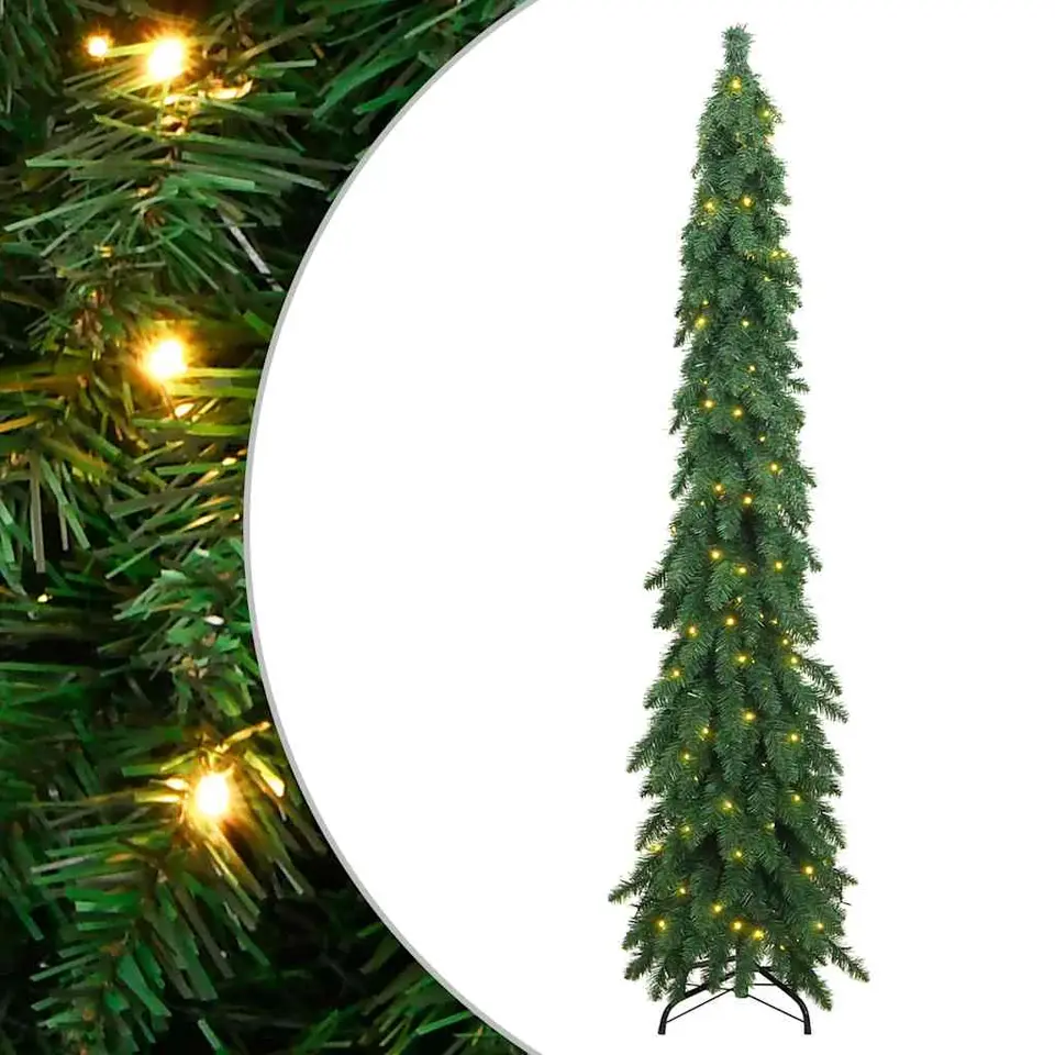 vidaXL - Kunstkerstboom - Groen - 210 cm