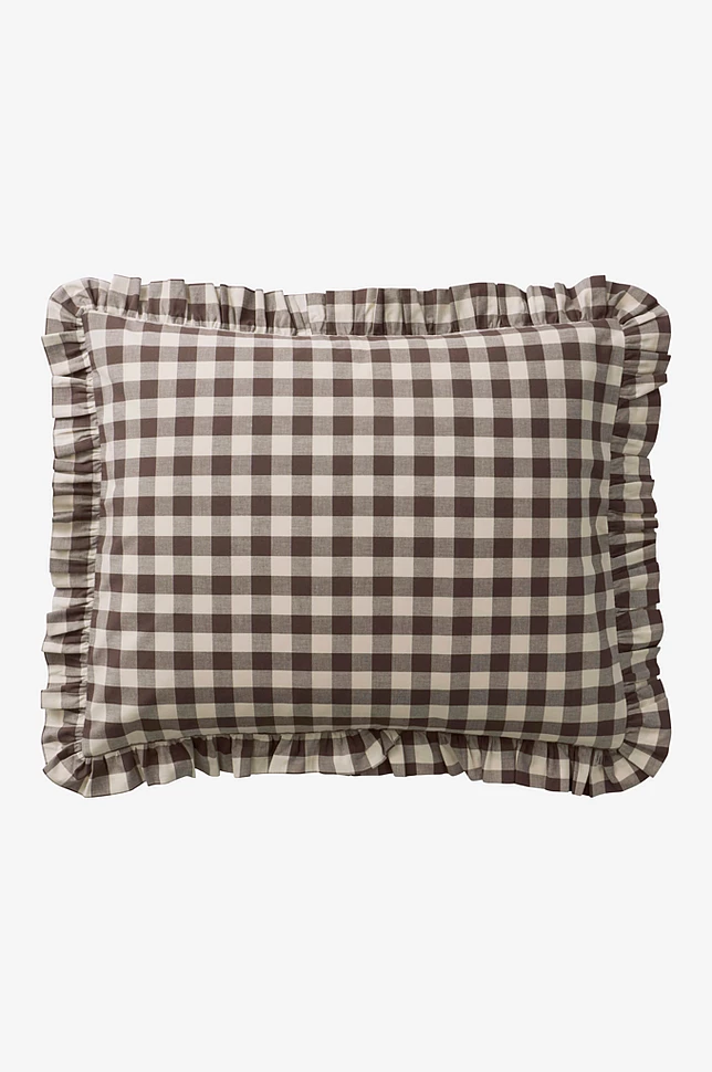 LAUREN FRILL putetrekk med volangen økologisk 50x60 cm