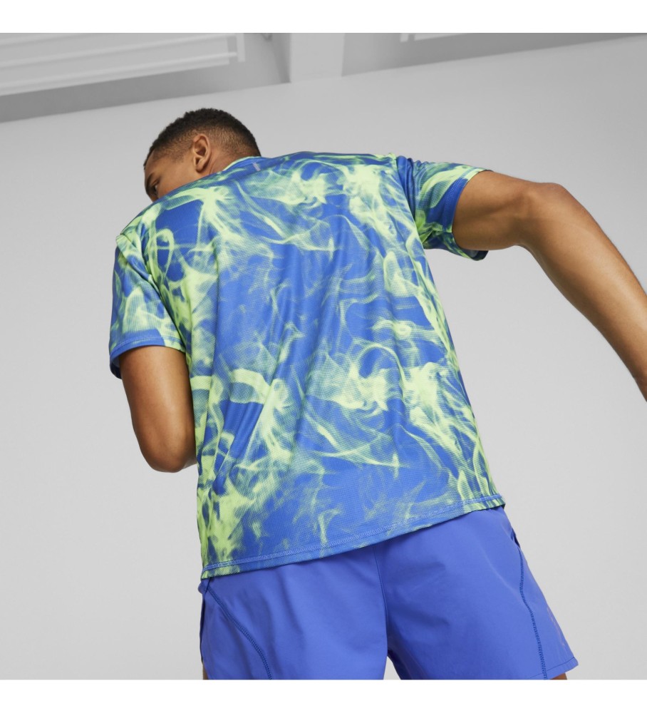 Puma Camiseta Run Favorite Aop Graphic azul
