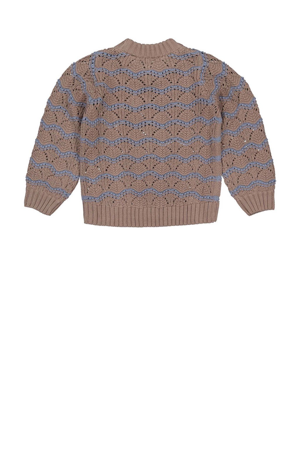 LEVV Little trui bruin gebreid