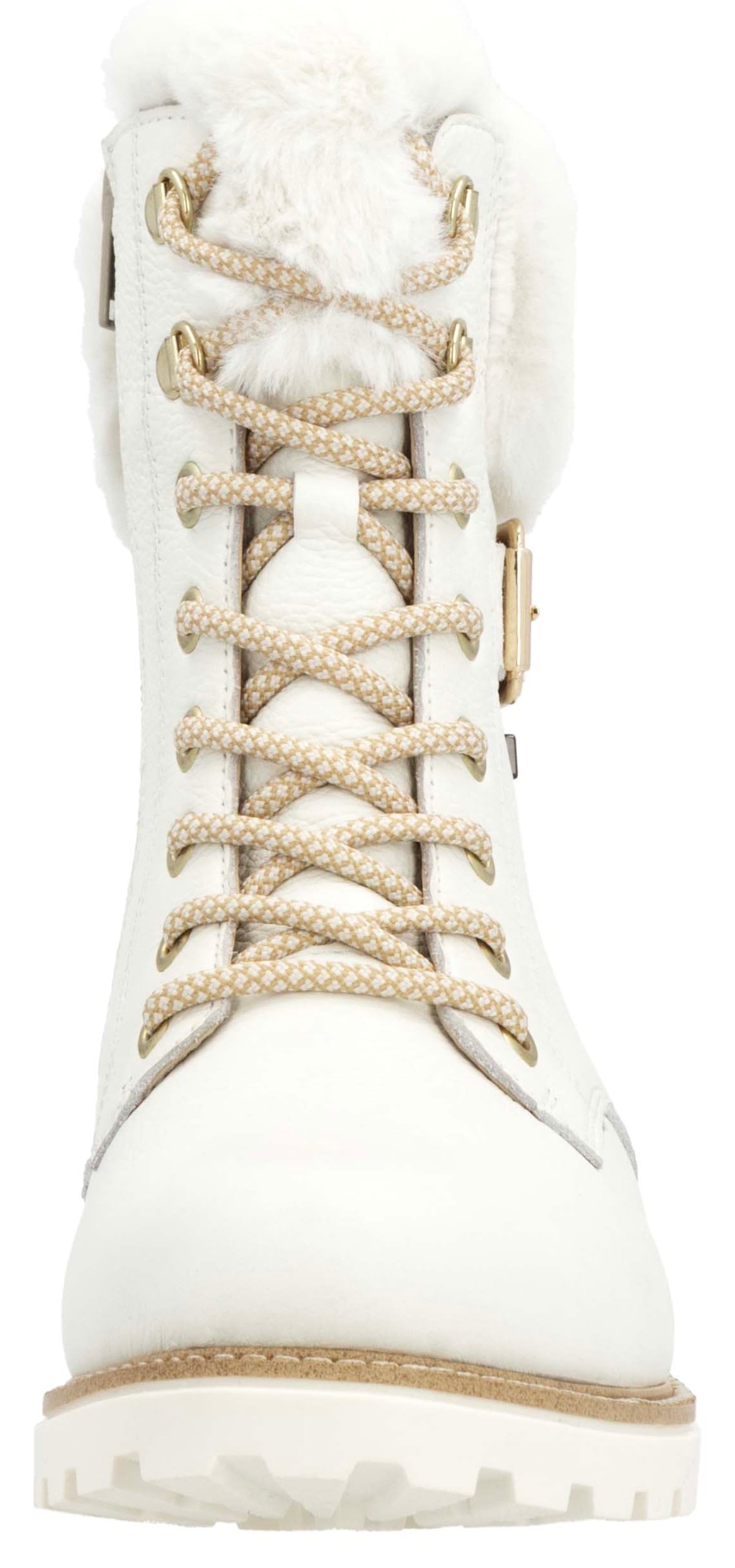 Remonte Winterboots »Elisabeth Hurley-Collection«  , Schnürboots, Outdoorschuh, Schnürstiefelette mit Zierschnalle
