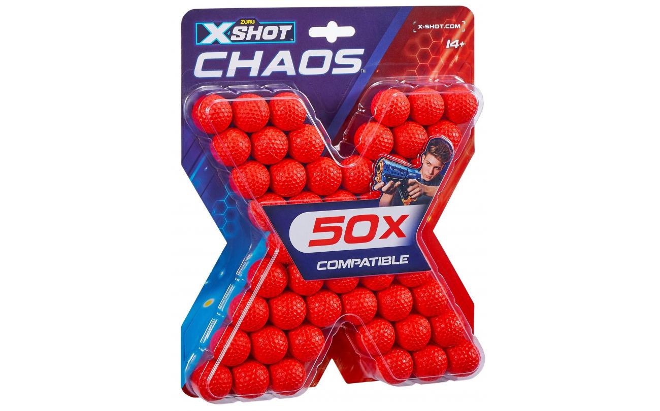 X-shot Chaos aanvulset met 50 dartballs