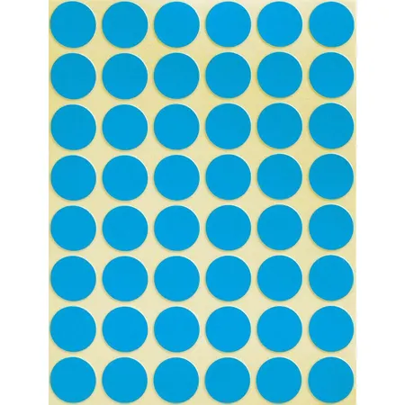 Avery Zweckform 3375 Markierungspunkte Ø 18 mm, 22 Bogen/1.056 Etiketten, blau