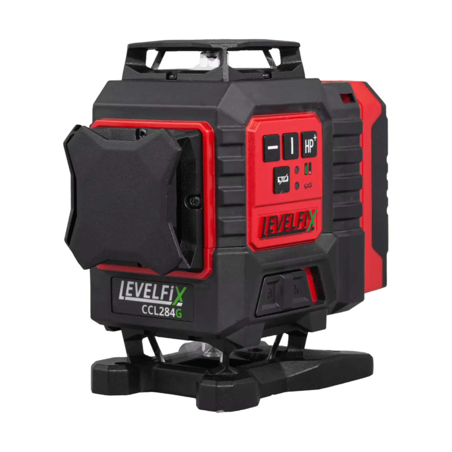 Levelfix CCL284G 4D Kruislijnlaser 360° Set incl. statief in koffer - groen - 30m - 16 Lijnen - Bluetooth - IP54