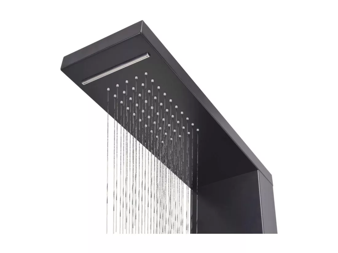 Système de panneau de aluminium noire 15 x 47 x 130 cm 02_0003119