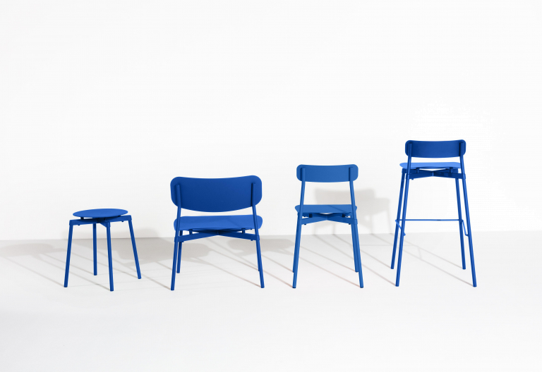 Petite Friture Fromme barkruk H75 Blue