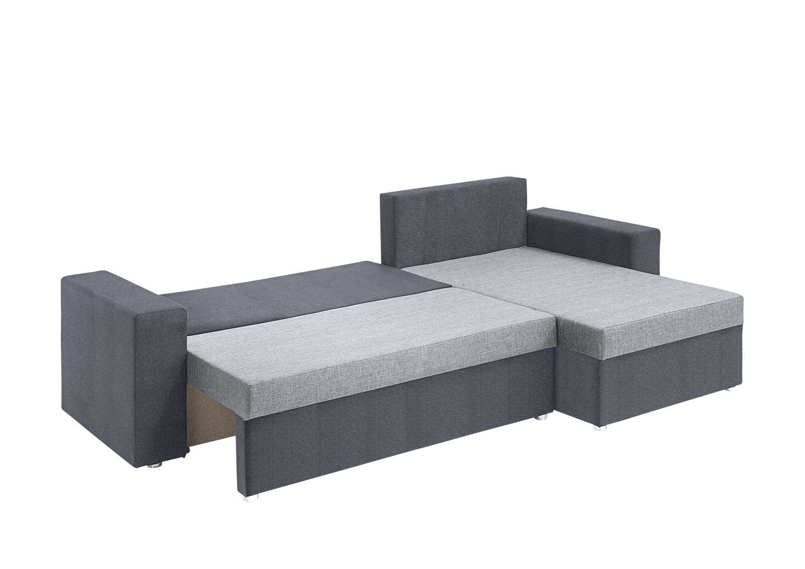 Ecksofa Samba II Stoffbezug Grau ca. 250 x 146 cm