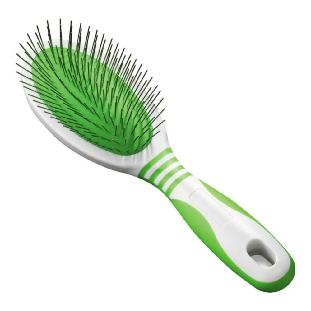 Brosse démêlante acier inoxydable plastique