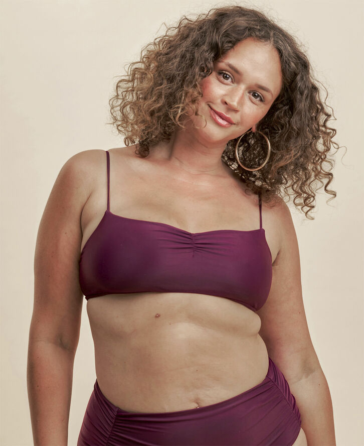 Cartel Copenhagen Cartel x Flow bikini top - Deep Deep