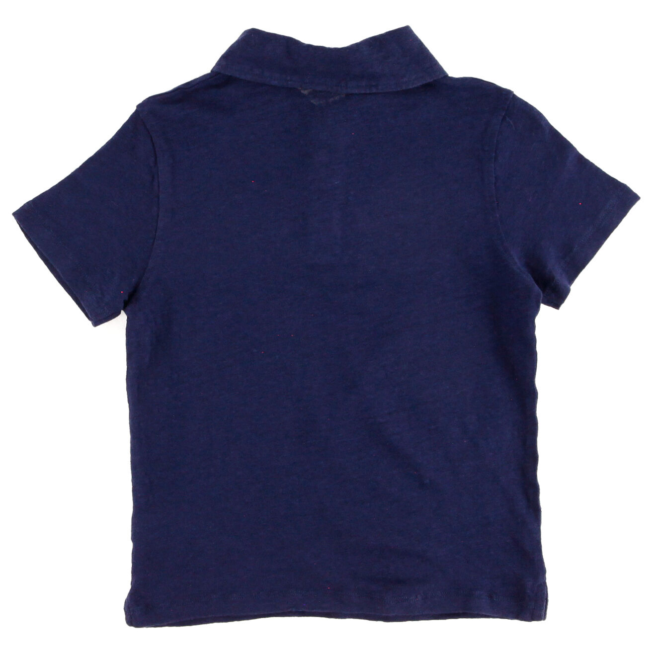 Hartford Polo 100% Lin Joshua bleu marine