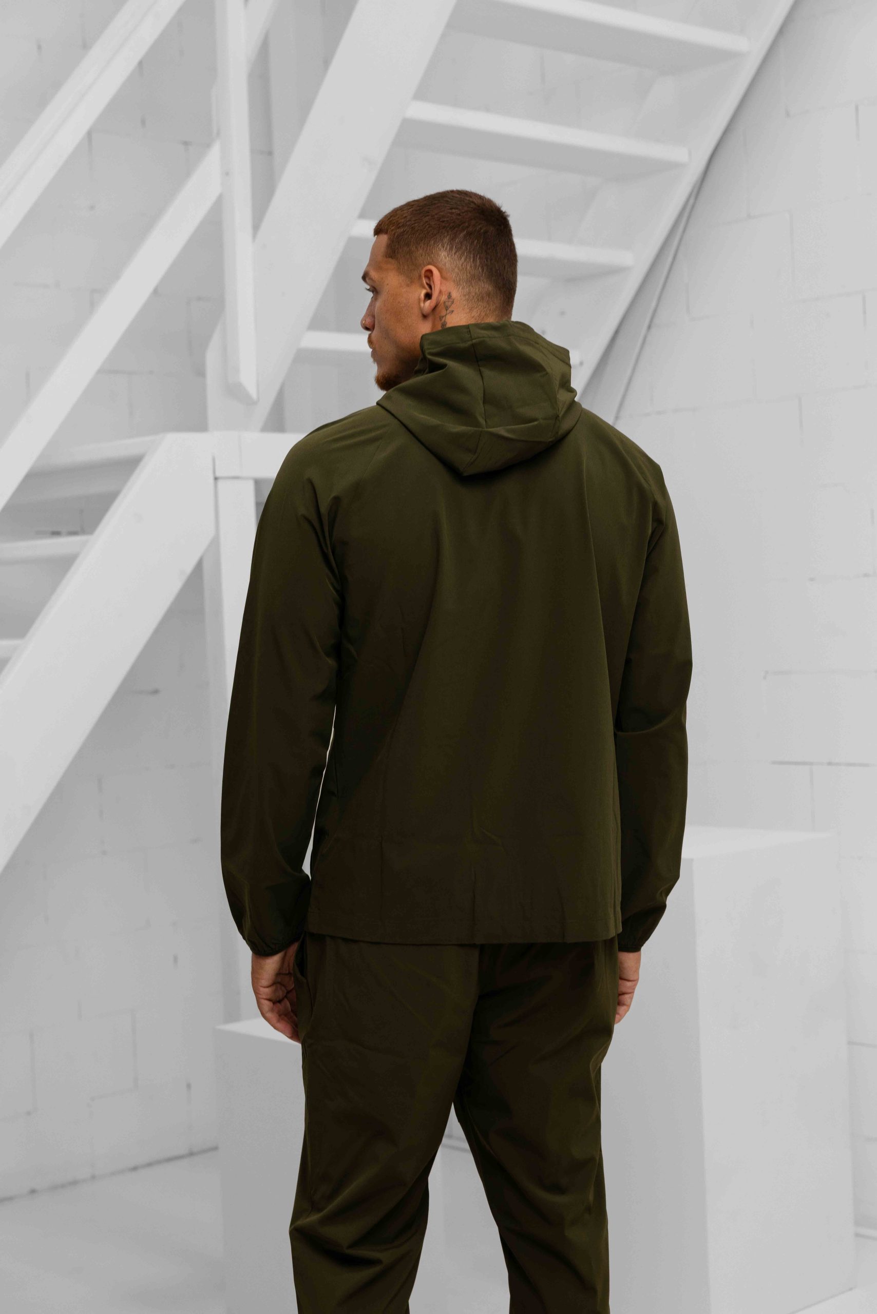 Under Armour Vibe Woven Jack Heren Donkergroen