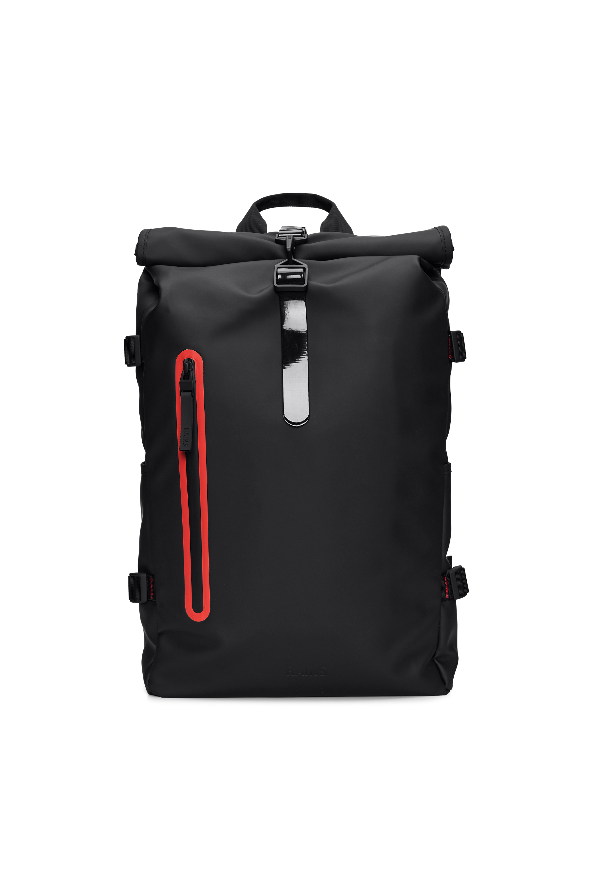 RAINS Sac à dos  Rolltop Rucksack Contrast Noir