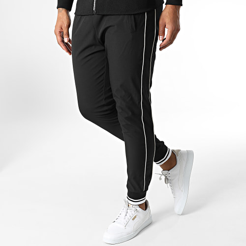 Ensemble Veste Zippée Et Pantalon Jogging XP153 Noir