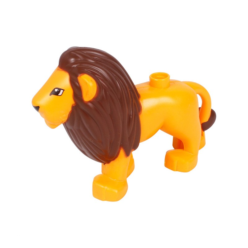 (10-tlg. Set) Grosse Tier Figuren Bricks Elemente Kinder Spielzeug - Zoo Tiere