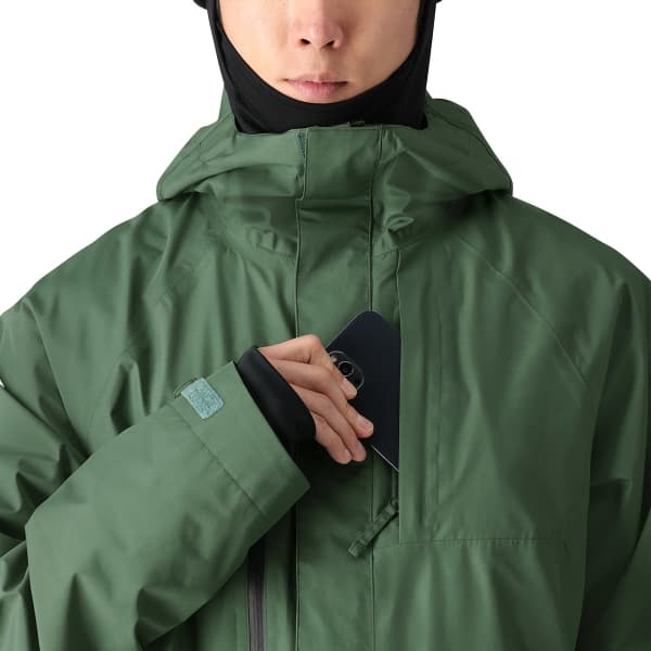 Veste snowboard 686 MENS GORE-TEX CORE SHELL JACKET CYPRESS GREEN