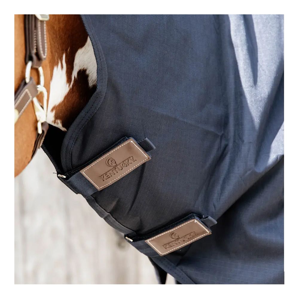 Kentucky ALL WEATHER QUICK DRY 600D 0G - Couverture de paddock + couvre-cou navy