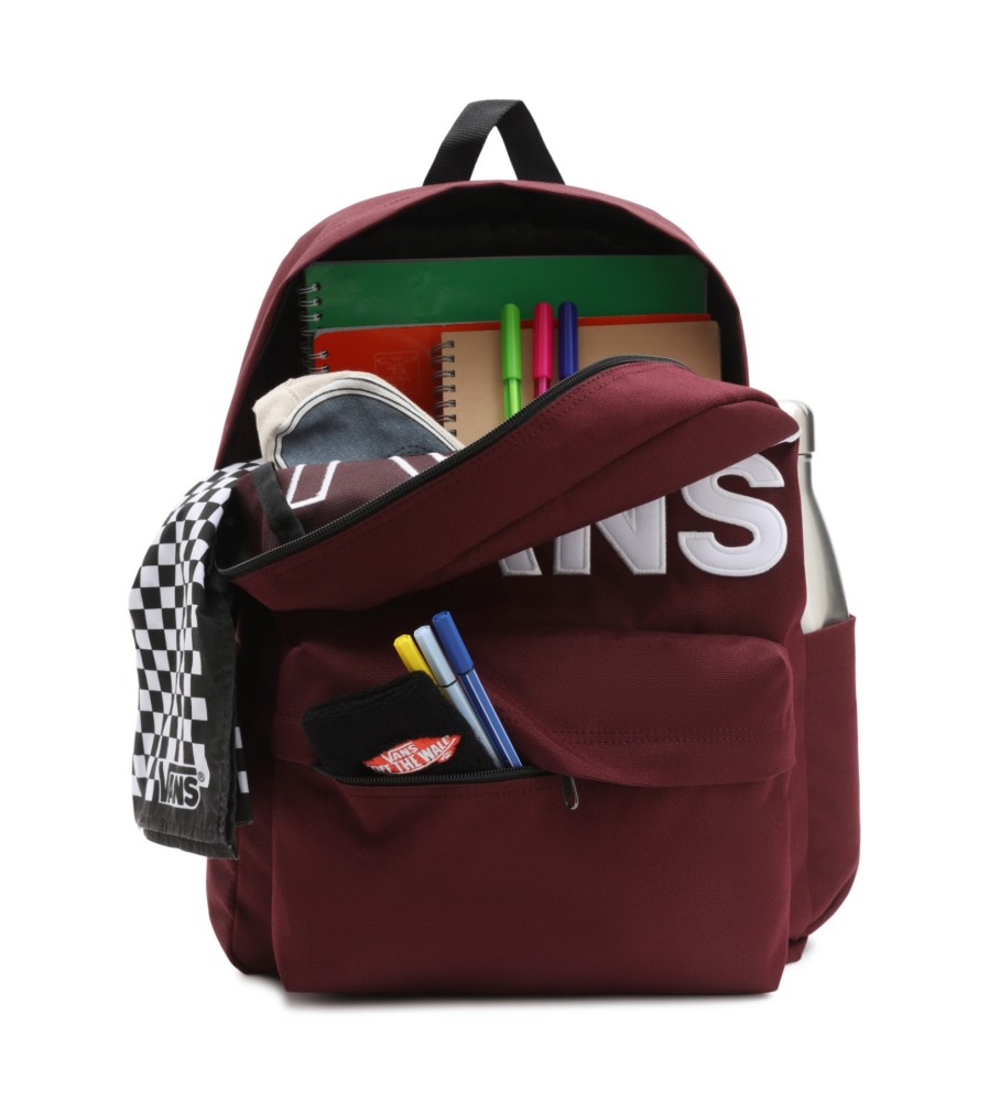 Mochila Vans Old Skool Drop V Bordô
