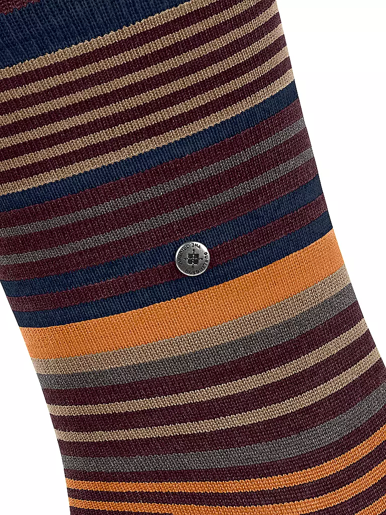 BURLINGTON Herren Socken STRIPE 40-46 henna braun