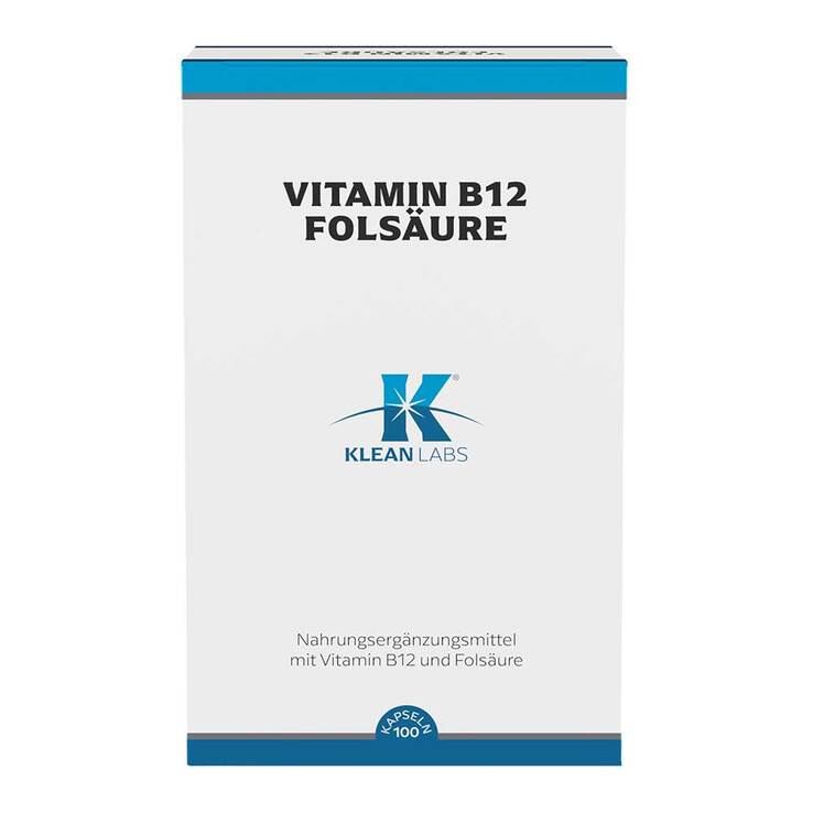 Vitamin B12 + Folsäure Kapseln, 100 St