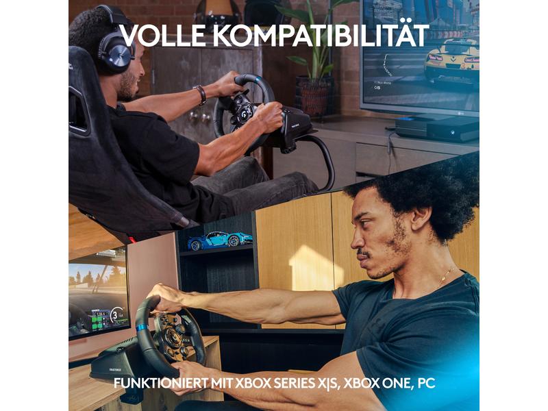 Logitech Lenkrad G923 TRUEFORCE für Xbox One / Series X / P Hochleistungs-Lenkrad- und Pedal-Set für Rennsimulationen