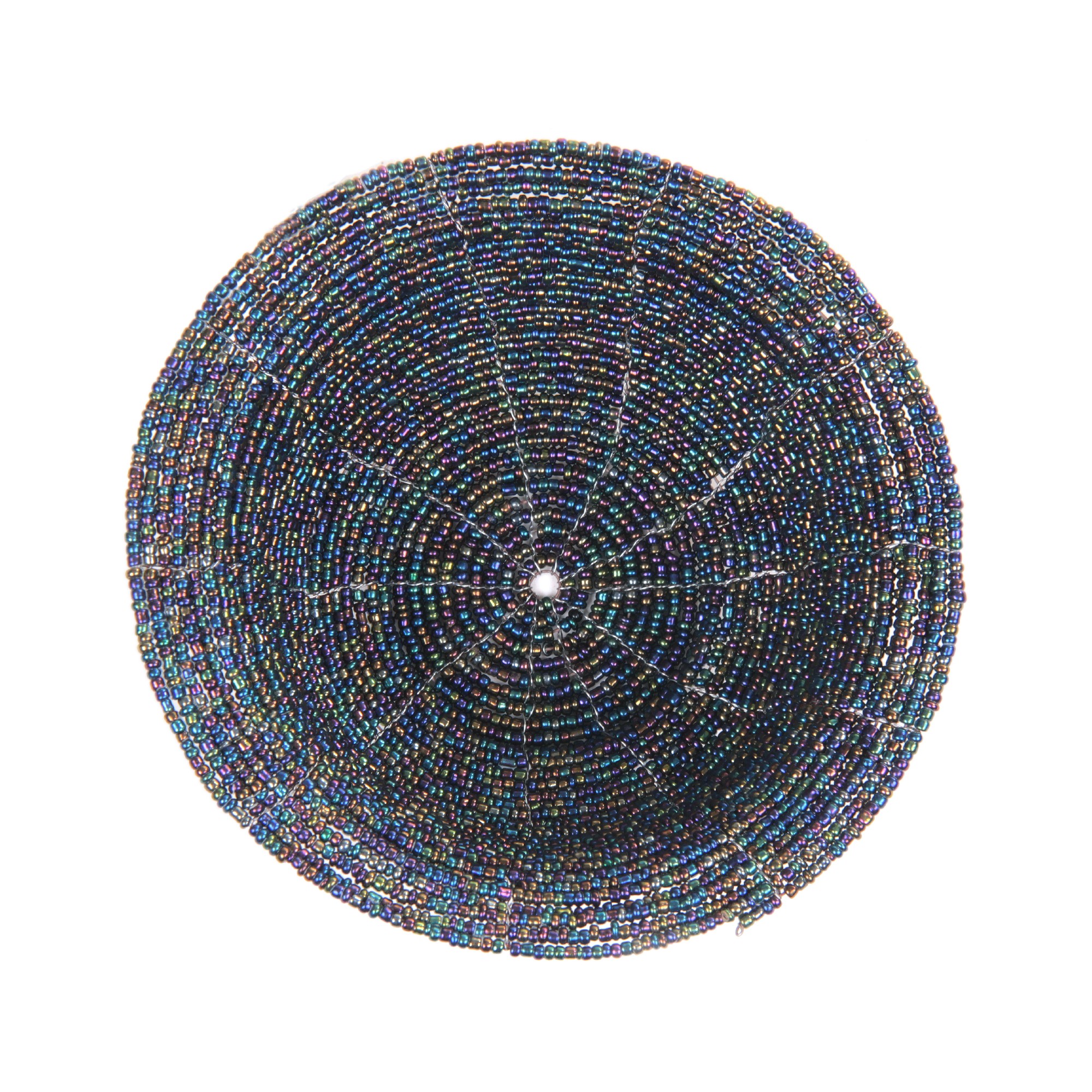 Schale aus Abalonen-Perlen, multicolor, Ø 13 cm, H 6 cm von fischer's lagerhaus