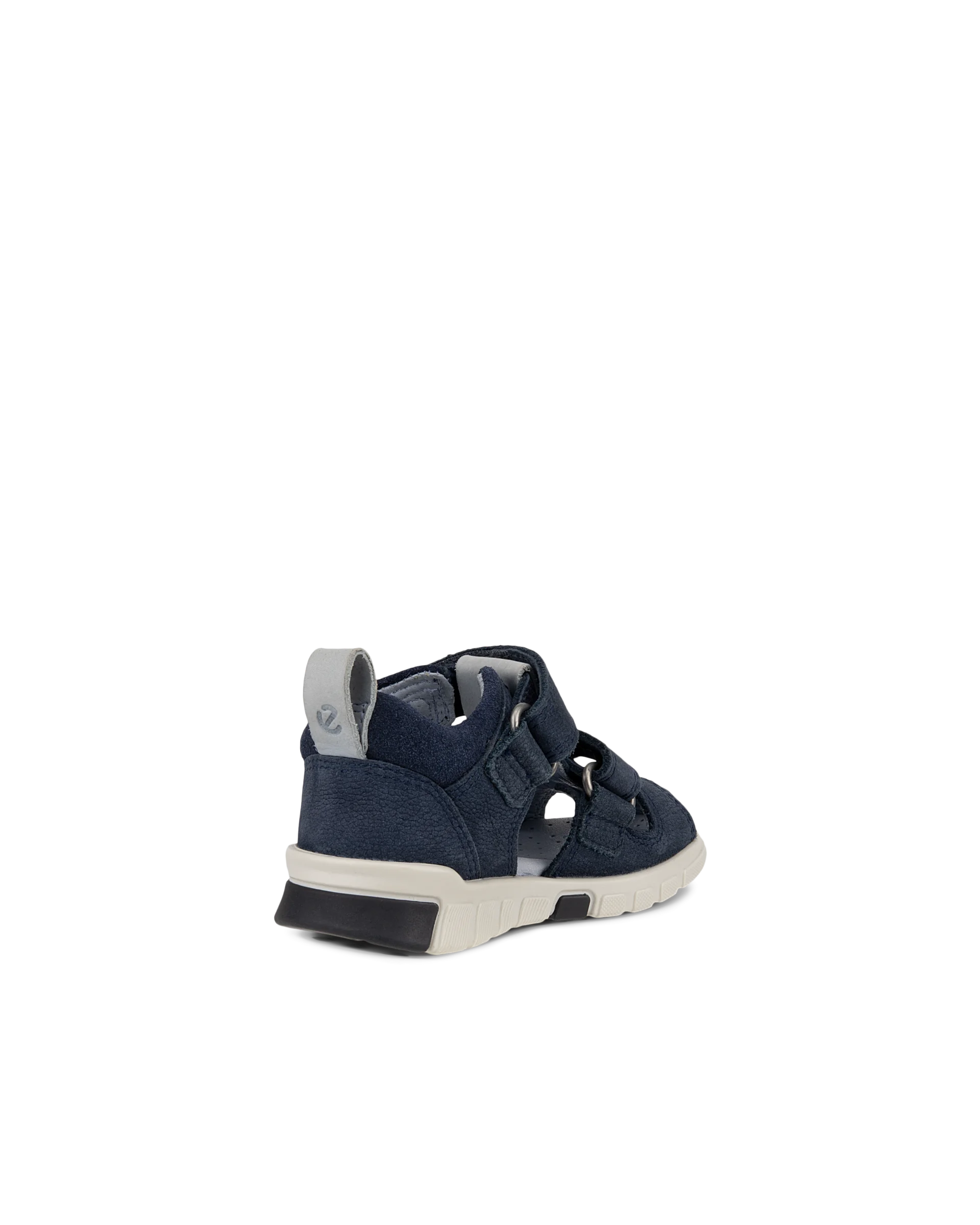 ECCO MINI STRIDE SANDAL Kinder Fischersandale aus Nubukleder Marineblau