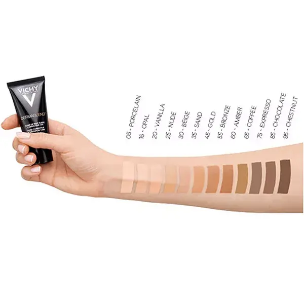 Base Corretiva Vichy Dermablend 16h nº 25 Nude 30ml