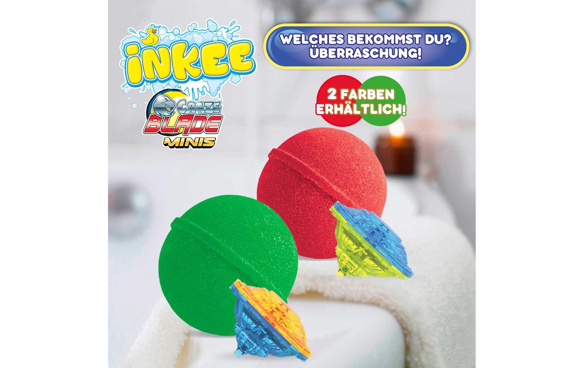 Badespass Inkee Überraschungsbadekugel Blade 1 StückBadekugel mit Blade-Überraschung