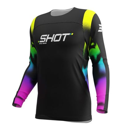 Maillot cross Shot CONTACT - NITRO - ENFANT - Noir