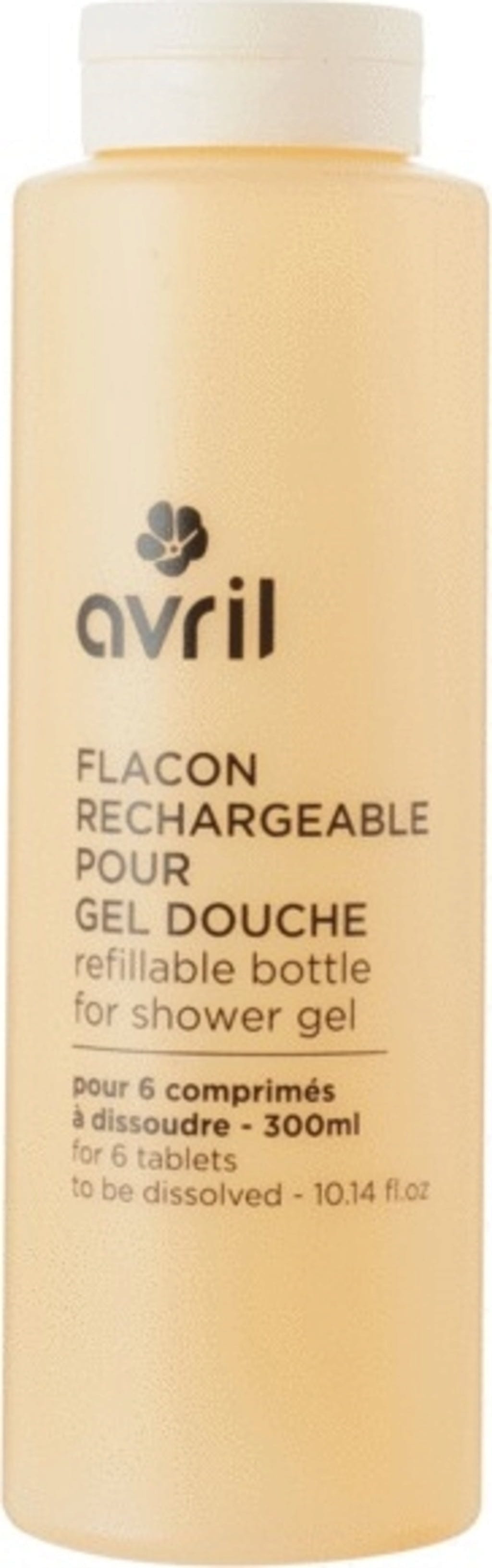 Avril  Refillable Bottle for Shower Gel, Orange (350 ml)