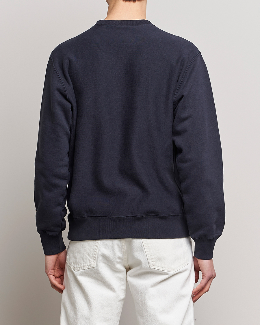 Nudie Jeans Hasse Crew Neck Sweatshirt Navy