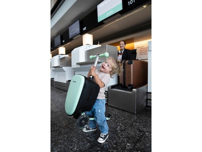 Micro Mobility Kickboard Luggage Junior Mint Kindergepäck und Scooter