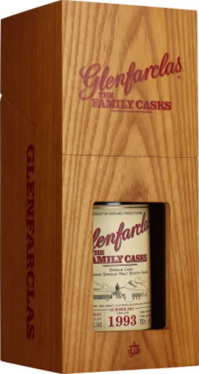 GLENFARCLAS VINTAGE 1993 FAMILY CASKS 70CL
