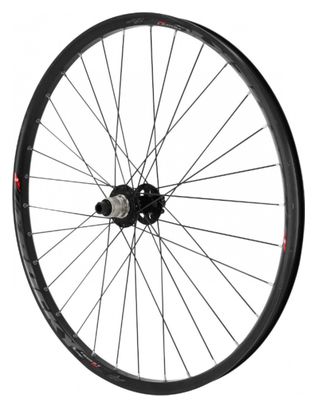 Roue vtt 27.5  trucky 30 disc arriere noir moy Sram xd 12v. axe traversant 12-142 (compatible tubeless et tubetype) compatible vae - all terrain pour pneu 2.00-2.50 - jante inter 30mm